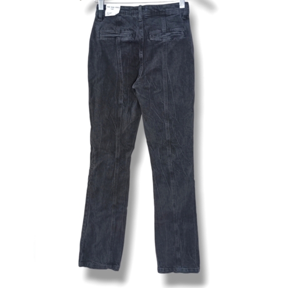 NWT Free People We The Free CRVY Mona Flare Jeans in Black Wash ✨ Size 35/20W - Picture 4 of 7